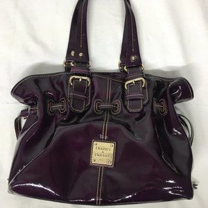 Dooney & Bourke Chiara Purple Leather Hand Bag